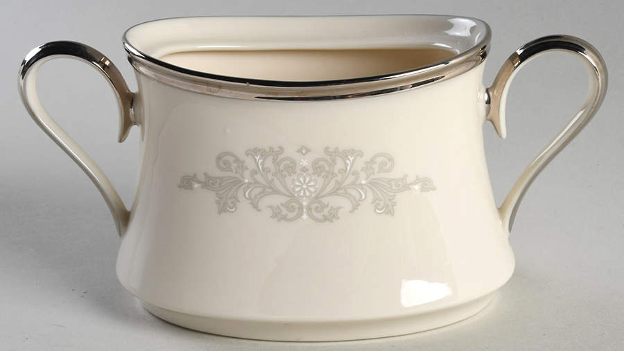 Snow Lily Sugar Bowl No Lid by Lenox-1