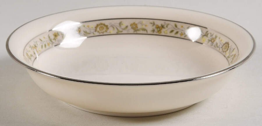 Springdale (Platinum Trim) Fruit/Dessert (Sauce) Bowl by Lenox-1