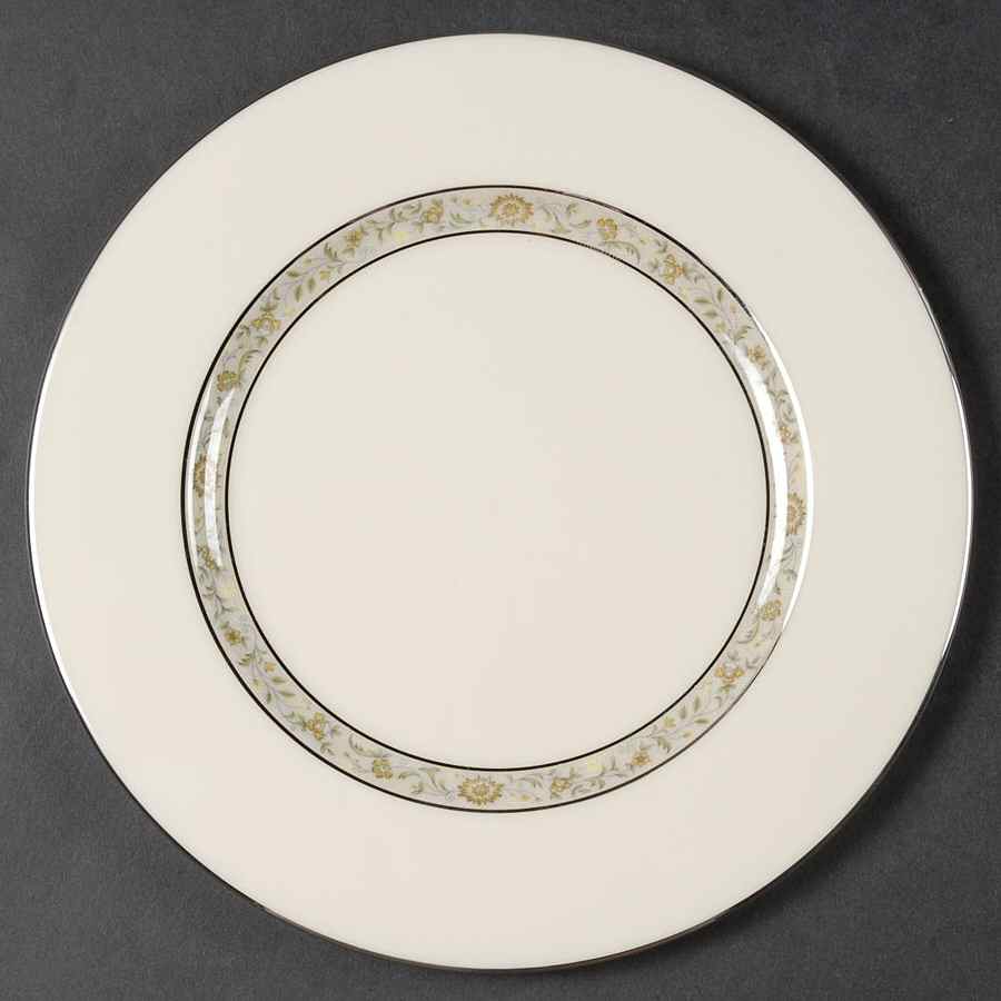 Springdale (Platinum Trim) Luncheon Plate by Lenox-1