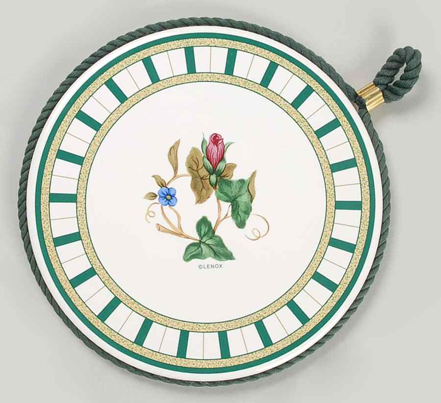 Summer Terrace Round Cork Back Trivet by Lenox-1