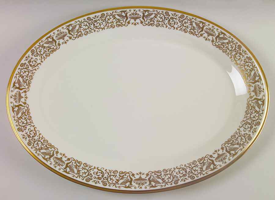 Tuscany 17" Oval Serving Platter by Lenox-1
