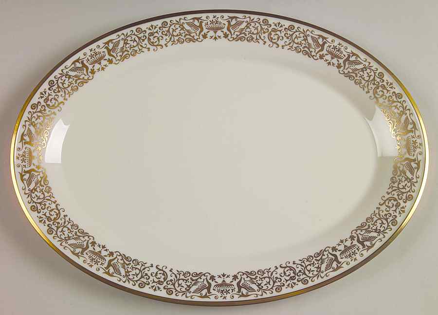 Tuscany 16" Oval Serving Platter by Lenox-1