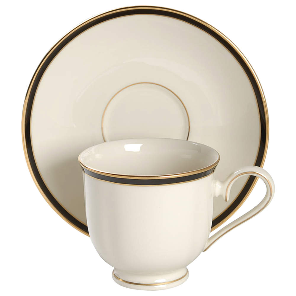 Urban Lights Footed Cup & Saucer Set by Lenox-1