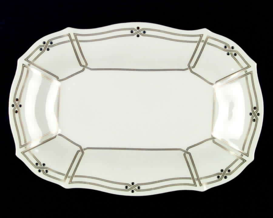 Vanguard Collection (Giftware) 12" Oval Serving Platter by Lenox-1