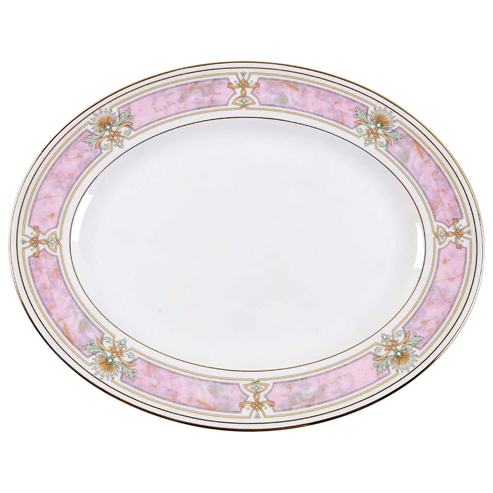 Venetian Marble 13" Oval Serving Platter by Lenox-1