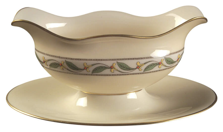 Westbury Gravy Boat with Attached Underplate by Lenox-1
