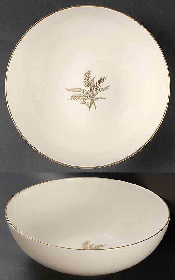 Wheat 9" Round Vegetable Bowl by Lenox-1