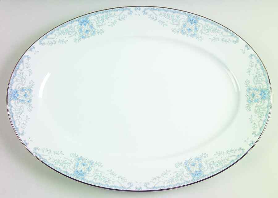 White Heather 16" Oval Serving Platter by Lenox-1