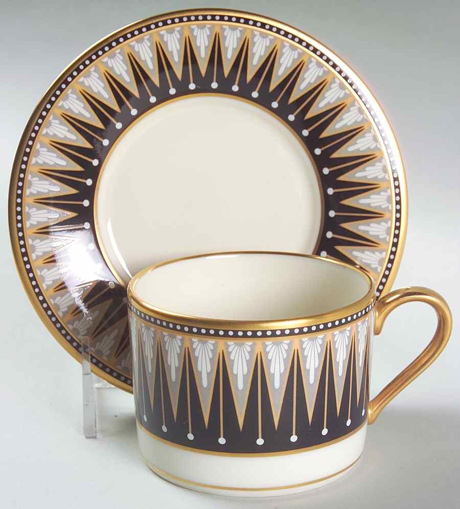 Zerlina Flat Cup & Saucer Set by Lenox-1