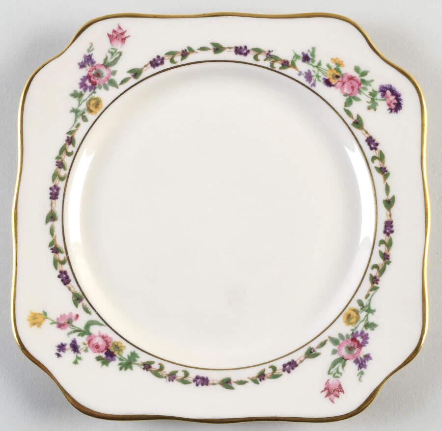 Doris Square Salad Plate by Lamberton-1