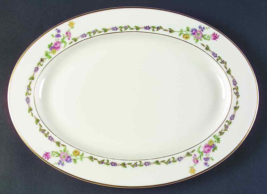 Doris 12" Oval Serving Platter by Lamberton-1