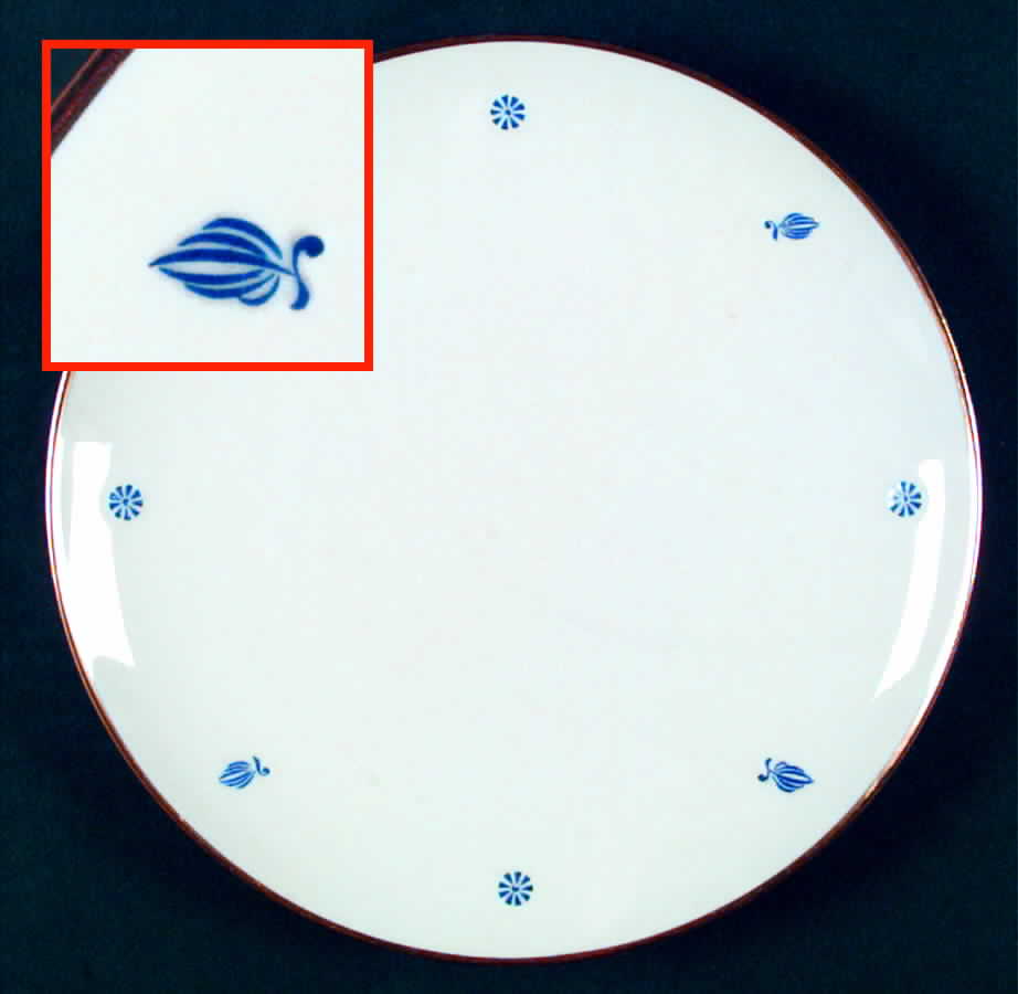 Rena Blue Dinner Plate by Lamberton-1