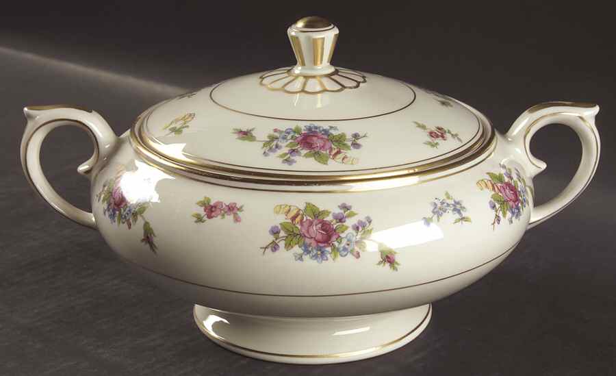 Rose of Lamberton Round Covered Vegetable by Lamberton-1