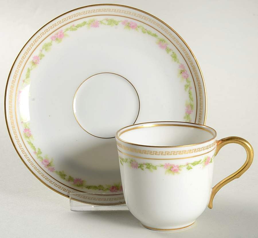LAT11 Flat Demitasse Cup & Saucer Set by Latrille-1