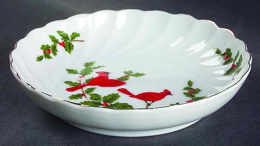 Cardinal Fruit/Dessert (Sauce) Bowl by Lefton-1