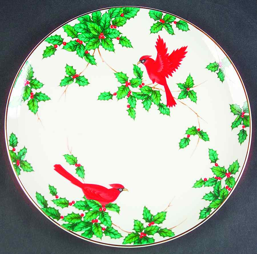 Cardinal Dinner Plate by Lefton-1
