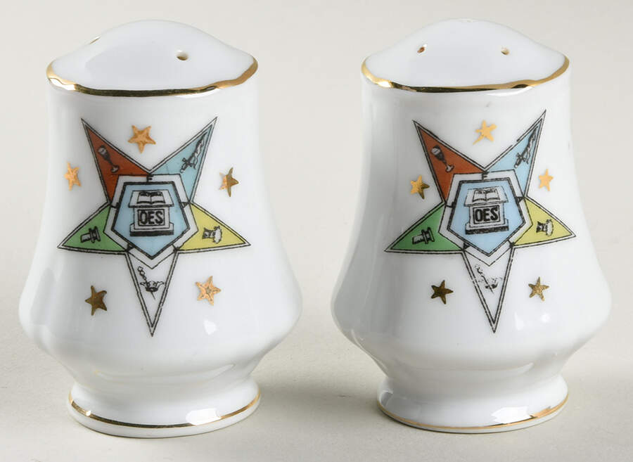 Eastern Star Salt & Pepper Set by Lefton-1