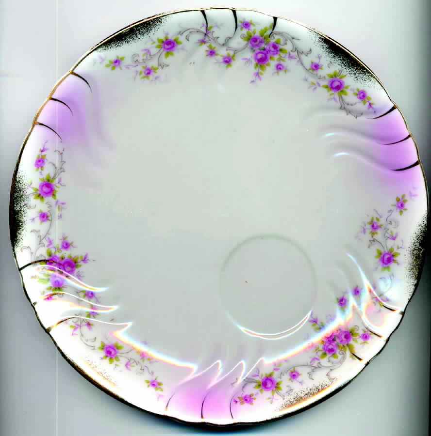 Heirloom Rose Snack Plate by Lefton-1