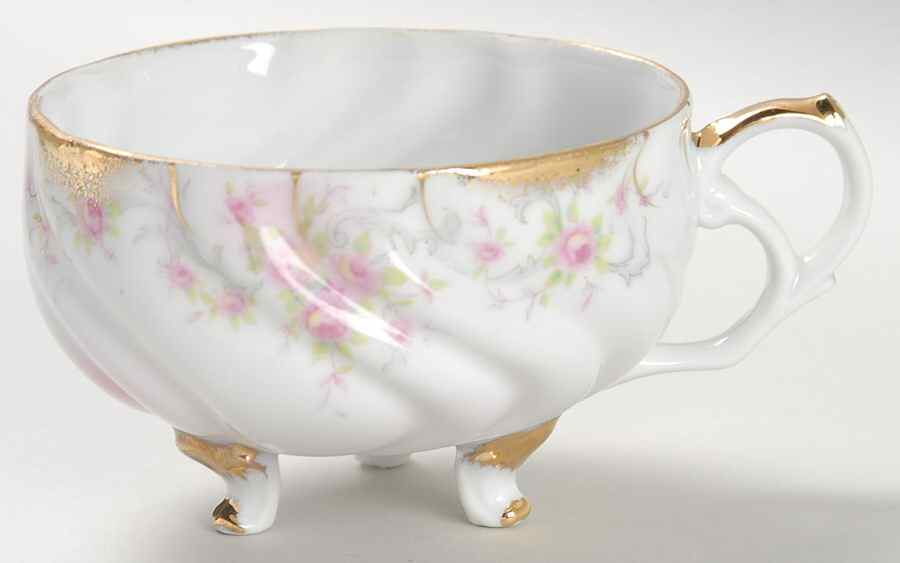 Heirloom Rose Footed Cup by Lefton-1