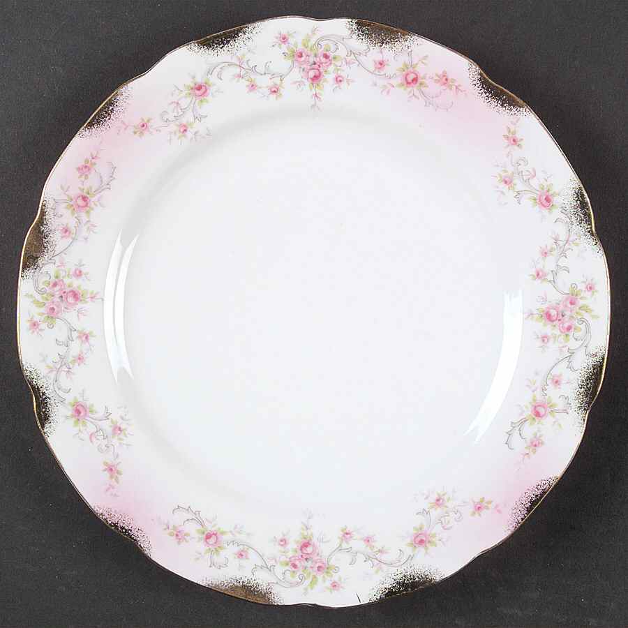 Heirloom Rose Luncheon Plate by Lefton-1
