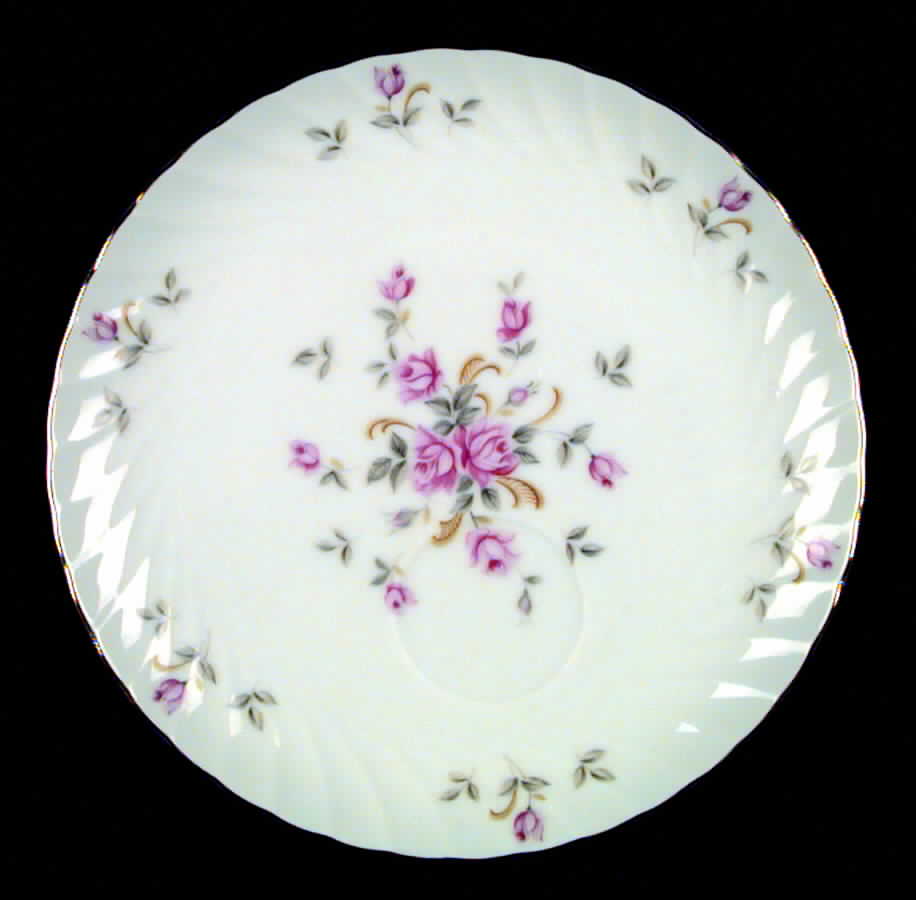 Moss Rose Snack Plate by Lefton-1