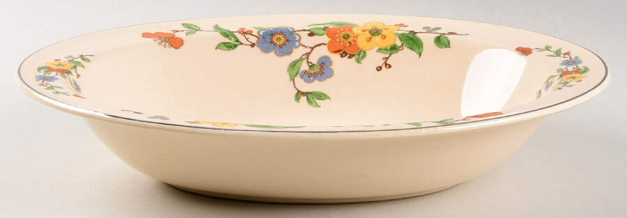 LEP4 10" Oval Vegetable Bowl by Leigh Potters-1