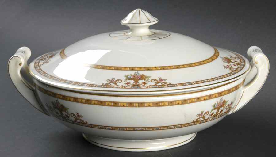 Moresque Round Covered Vegetable by Lexington-1