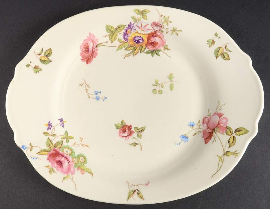Canterbury 11" Oval Serving Platter by Limoges-American-1