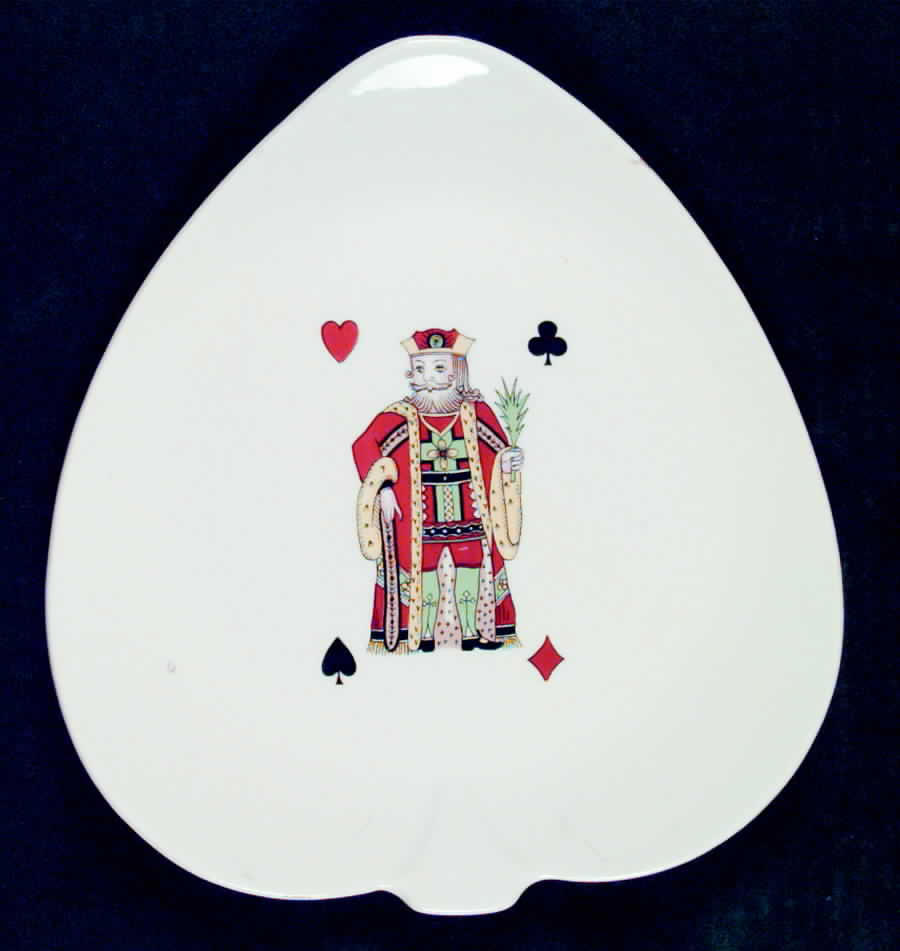 Casino Dinner Plate by Limoges-American-1