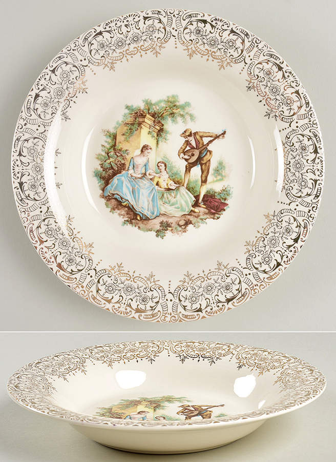 China d'Or (Filigree 1TS284) Rim Soup Bowl by Limoges-American-1