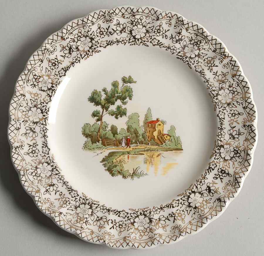 Chateau France (Filigree 1KS518) Bread & Butter Plate by Limoges-American-1