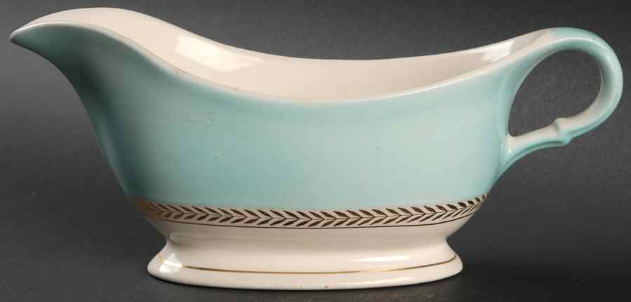 Federal Araby Blue Gravy Boat by Limoges-American-1