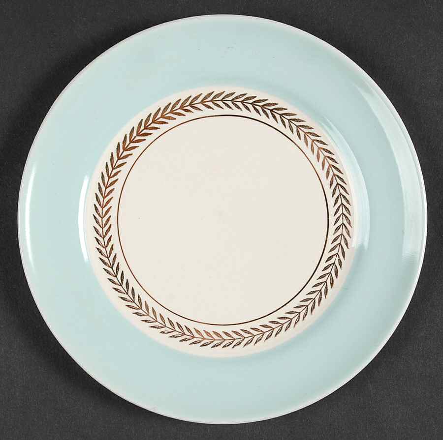 Federal Araby Blue Bread & Butter Plate by Limoges-American-1