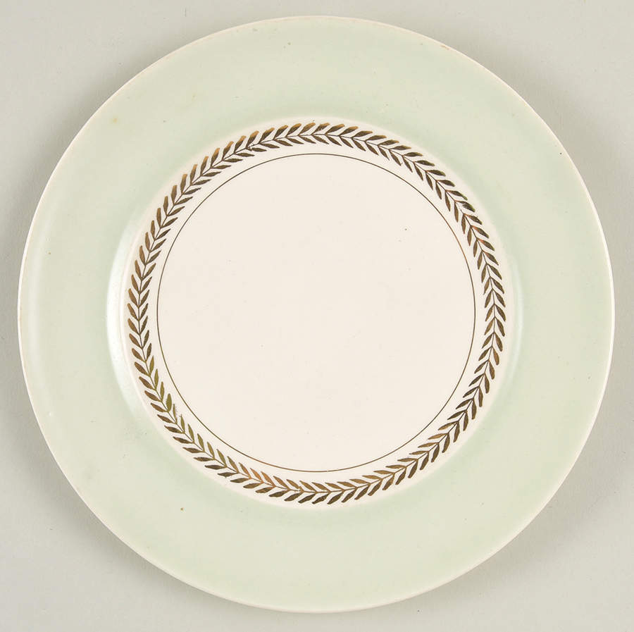 Federal Aqua Green Dessert/Pie Plate by Limoges-American-1