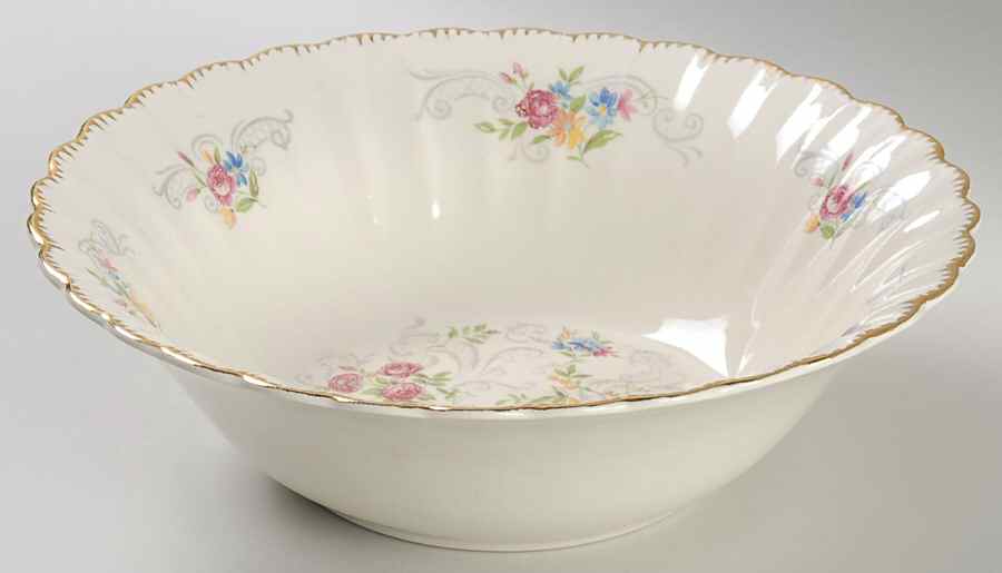 Jennie Lind 8" Round Vegetable Bowl by Limoges-American-1