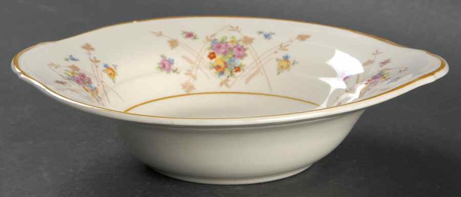 New Princess (Smooth, Yellow Trim) Lugged Cereal Bowl by Limoges-American-1