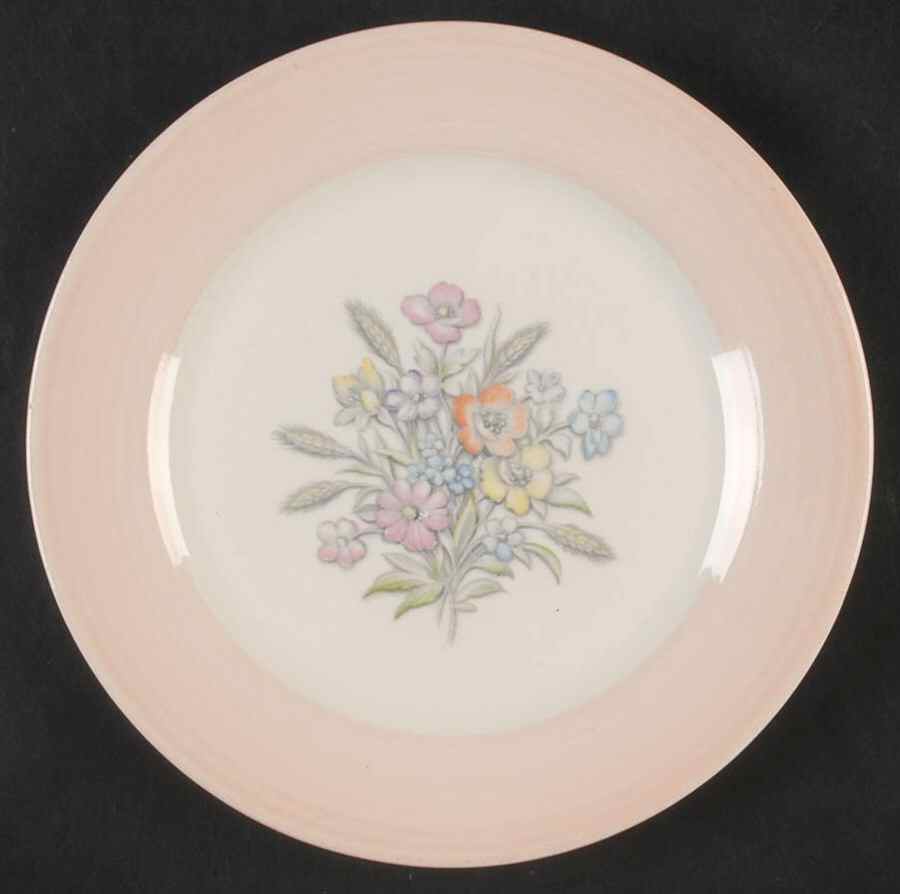 Oslo Pink Bread & Butter Plate by Limoges-American-1