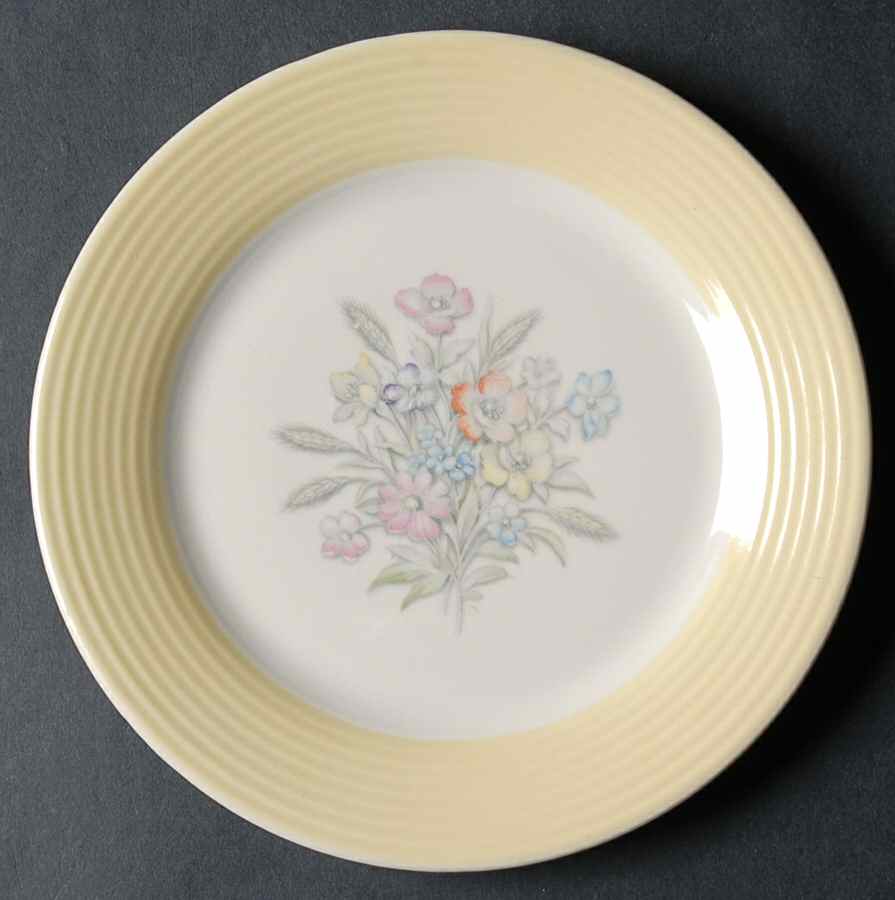 Oslo Yellow Bread & Butter Plate by Limoges-American-1