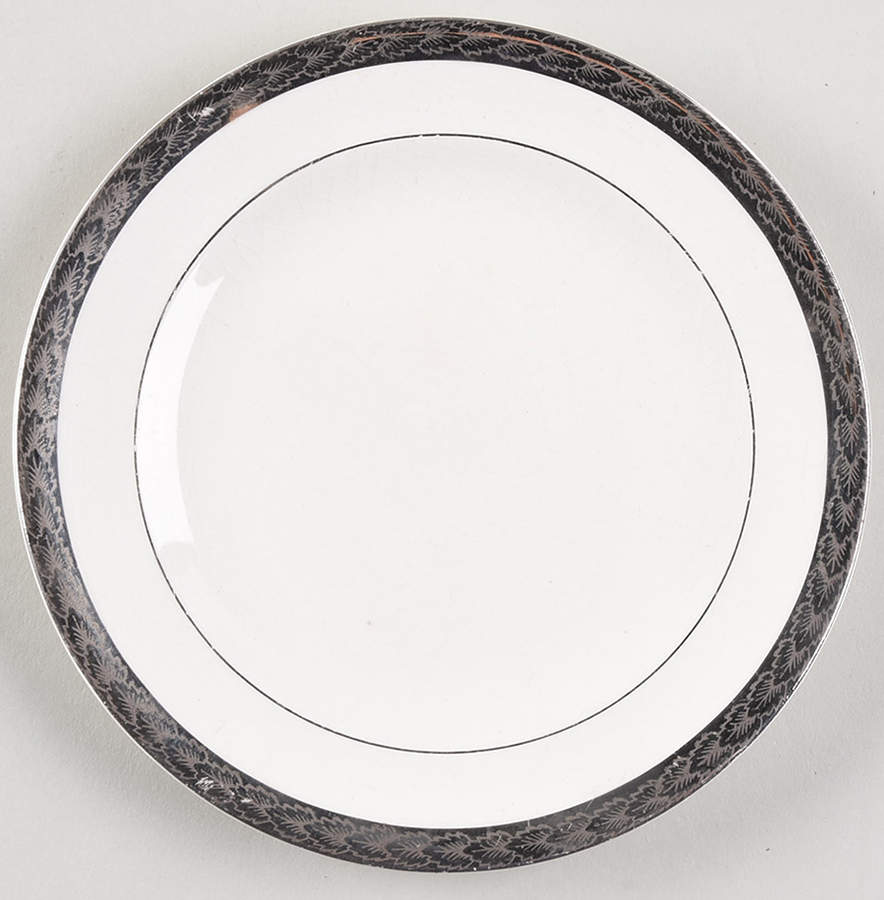 Platinum Bread & Butter Plate by Limoges-American-1