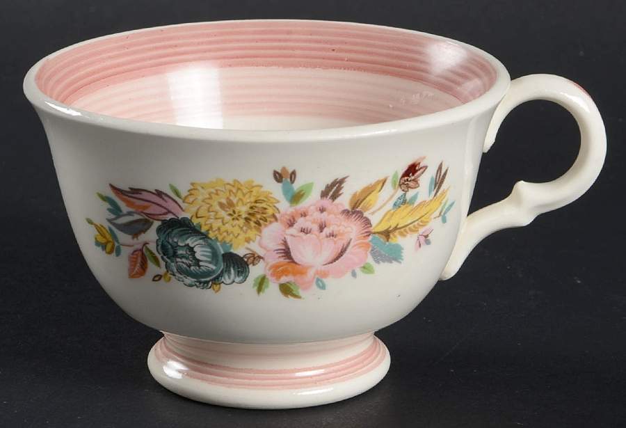 Pompadour Rose Footed Cup by Limoges-American-1