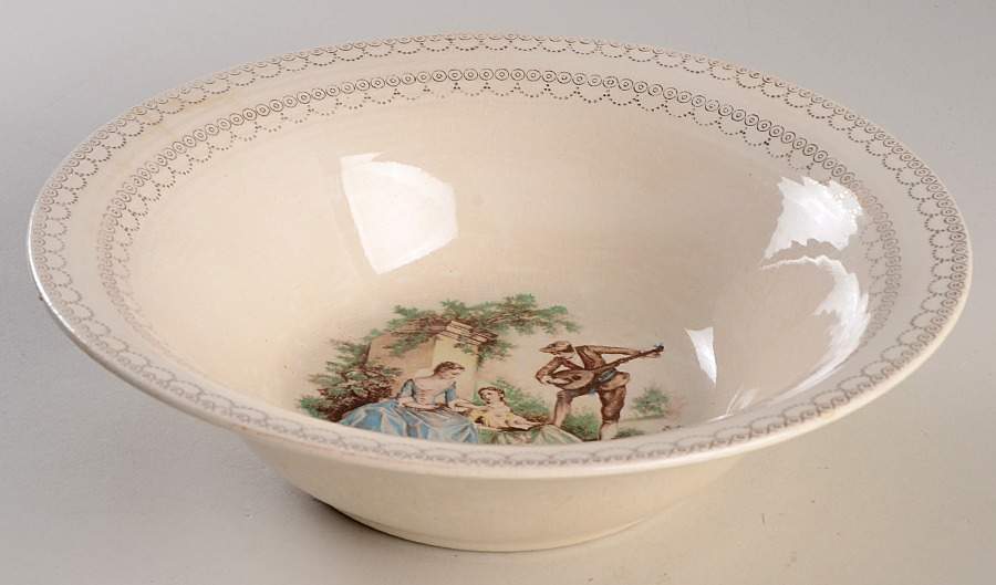 Serenade 8" Round Vegetable Bowl by Limoges-American-1
