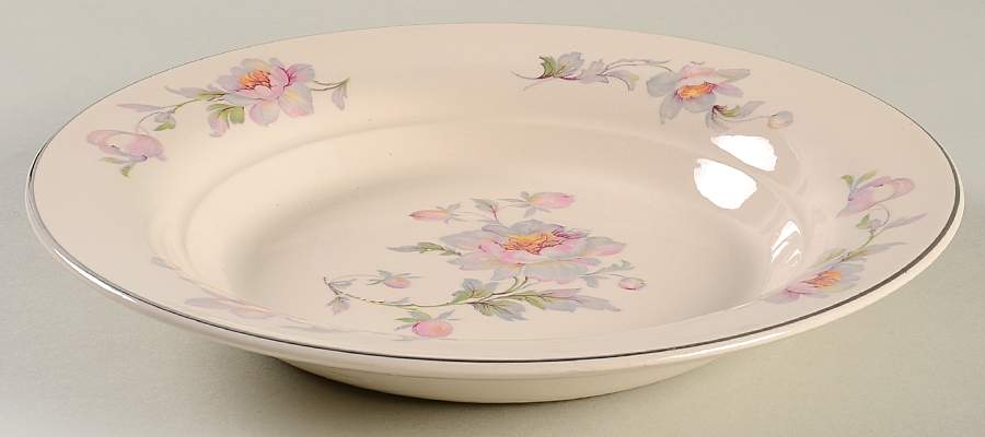 Silvermoon Rim Soup Bowl by Limoges-American-1