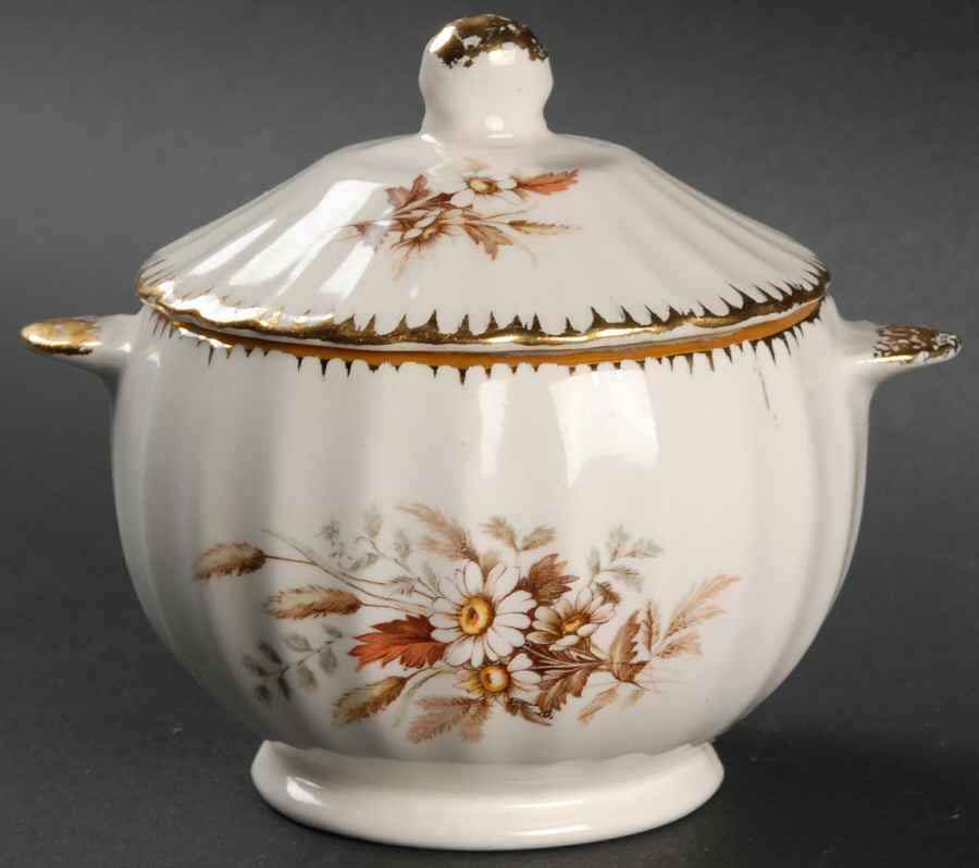 Sundale Sugar Bowl & Lid by Limoges-American-1