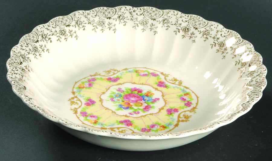 Toledo Delight White Coupe Soup Bowl by Limoges-American-1