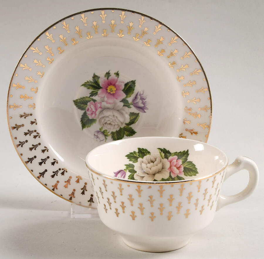 Imperial Flat Cup & Saucer Set by Lifetime-1