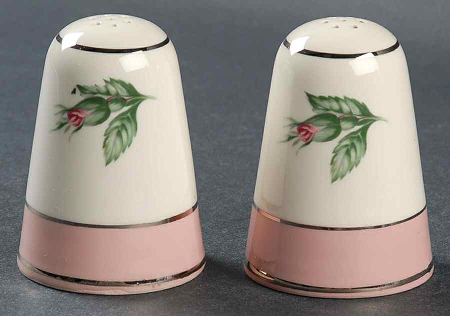 Pink Rose Salt & Pepper Set by Lifetime-1