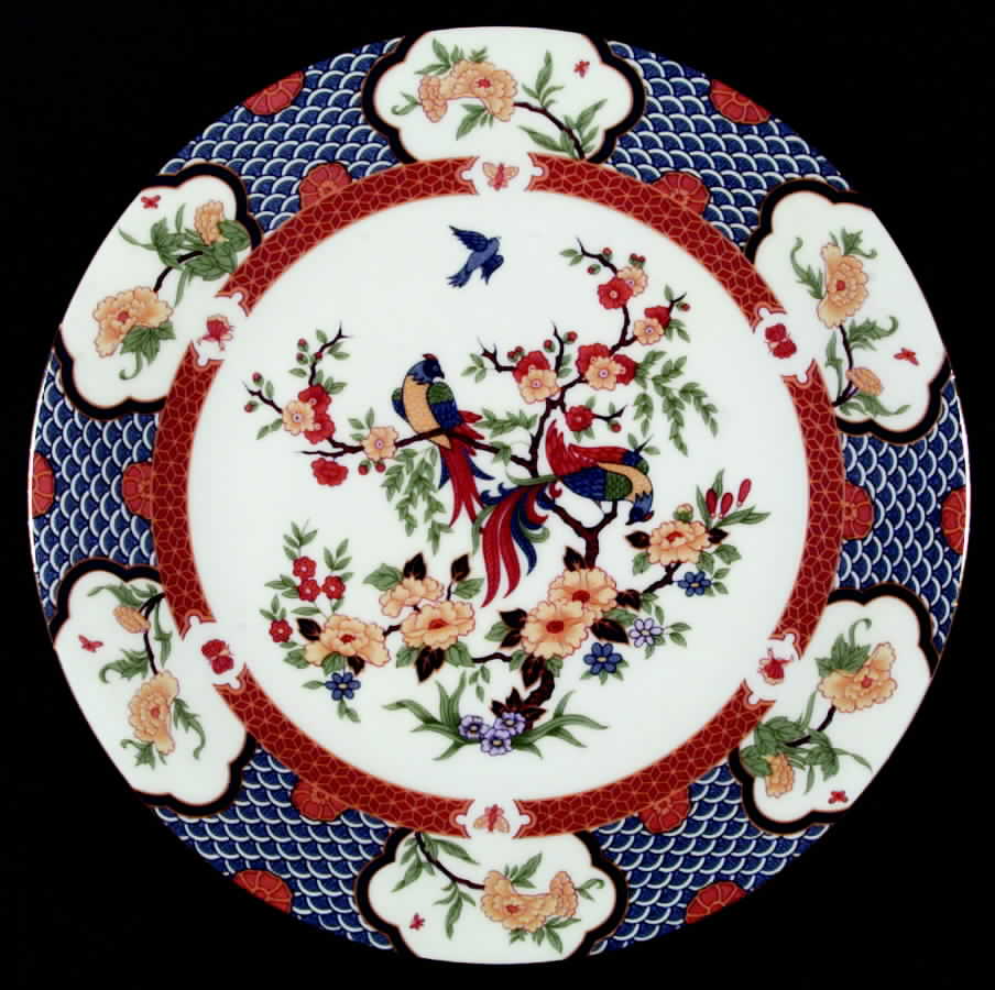 Imperial Garden Dinner Plate by Liling-1