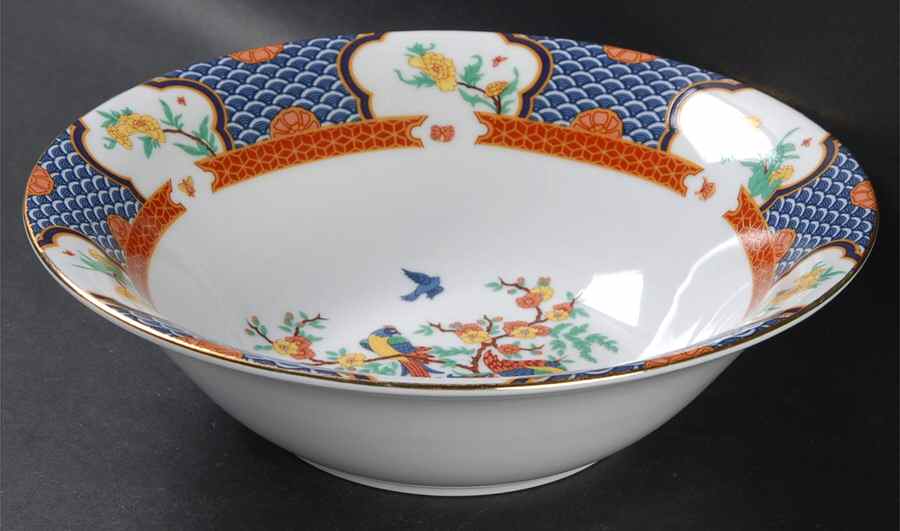 Imperial Garden 9" Round Vegetable Bowl by Liling-1