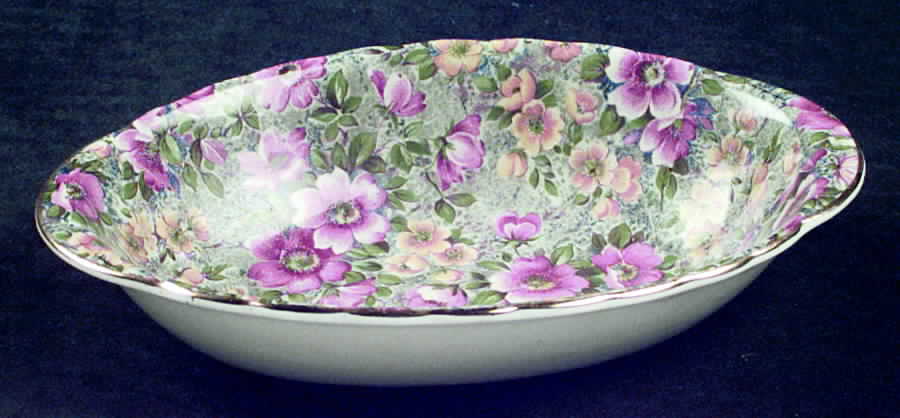 Briar Rose Oval Sweet Meat Dish by Lord Nelson-1