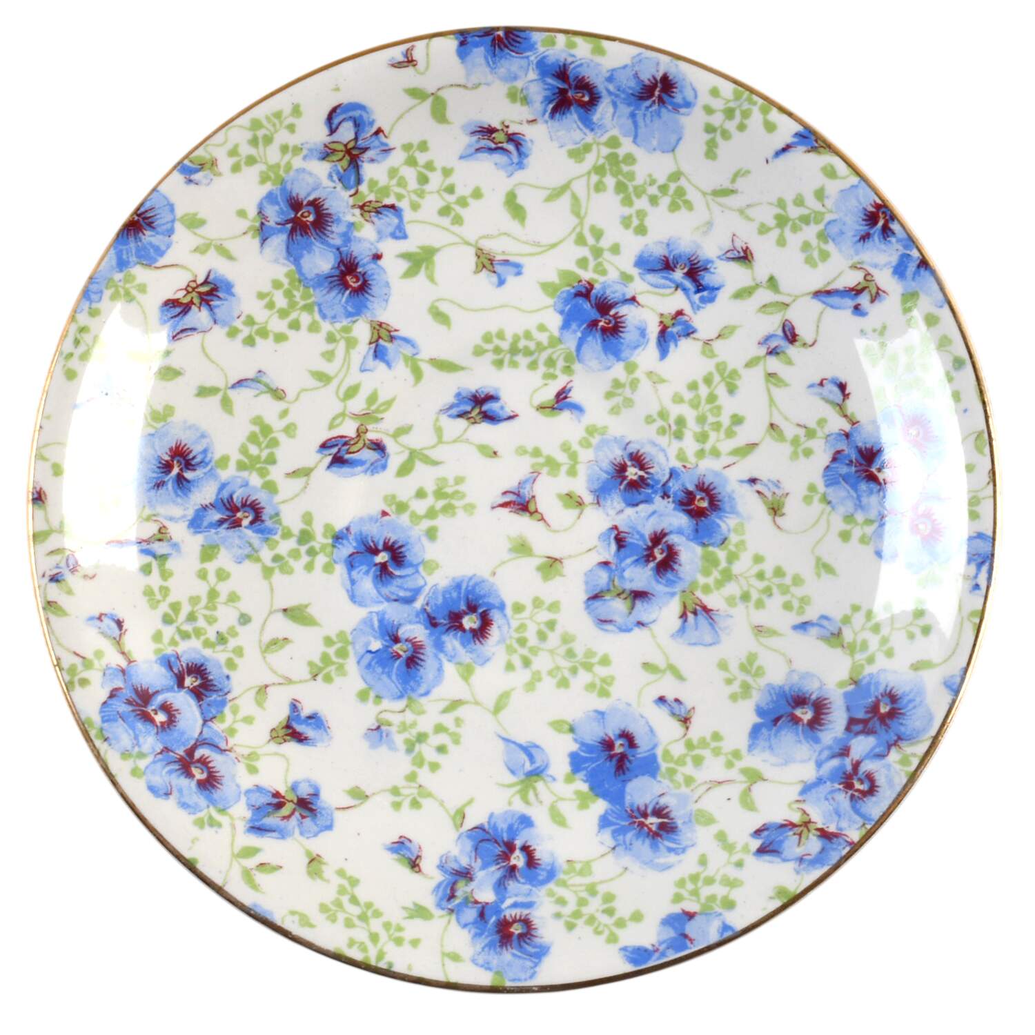 Pansy Saucer for Flat Cup by Lord Nelson-1